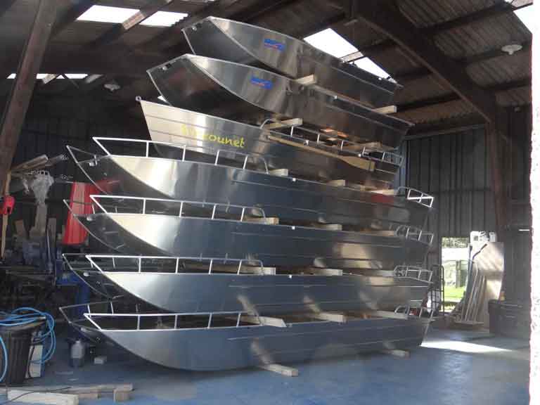 Barco pesca aluminio Fácil a transportar – Ligeiro
